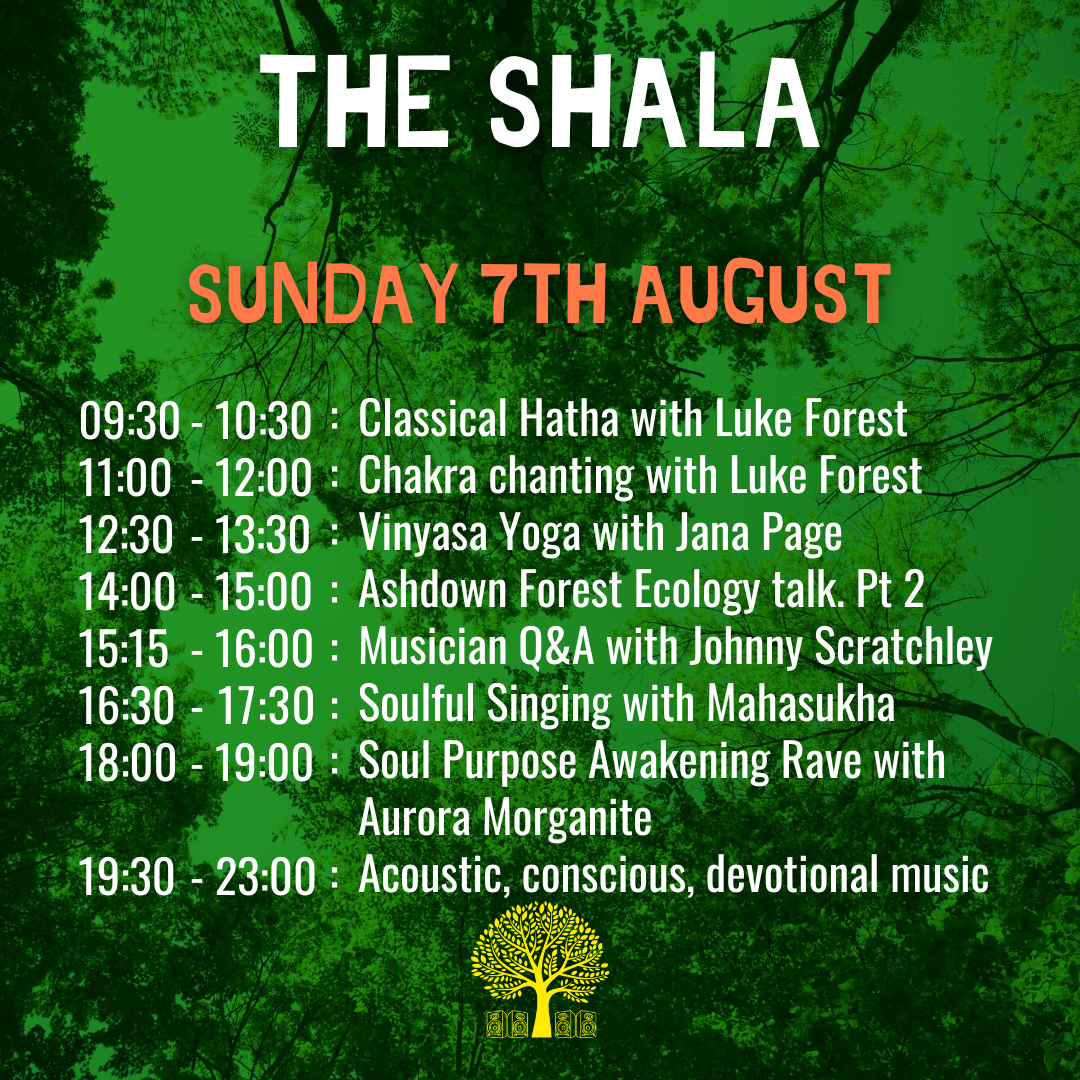 Good Vibrations Society Festival Day-by-Day line up for The Shala Good Vibrations society 2022 28