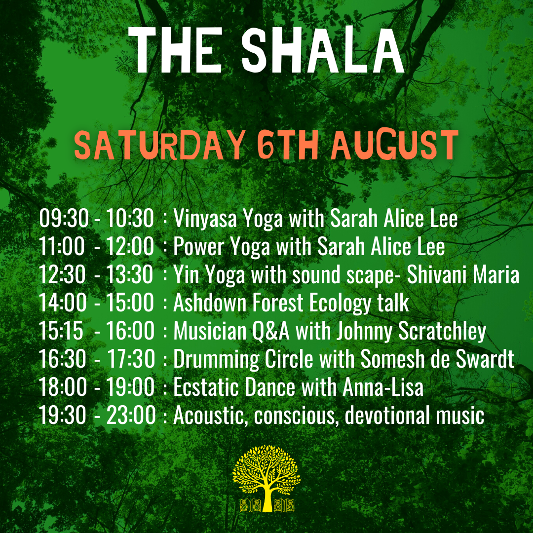 Good Vibrations Society Festival Day-by-Day line up for The Shala 5