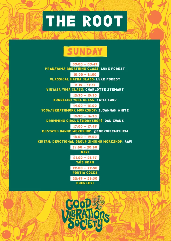 Good Vibrations Society Festival What's on When? 63