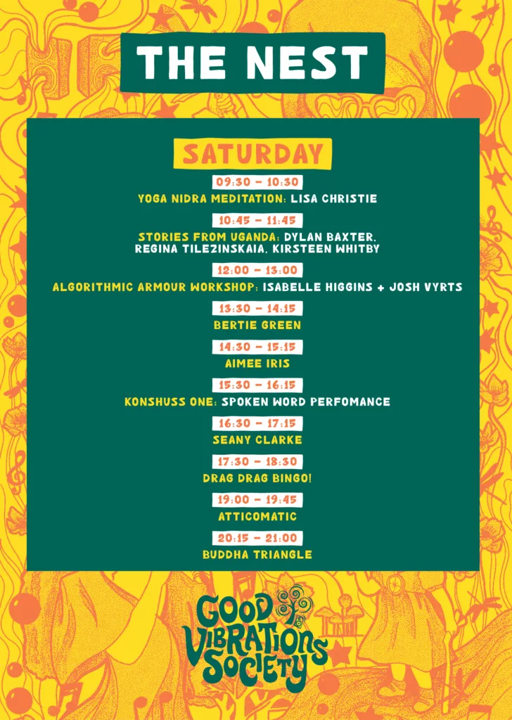 Good Vibrations Society Festival What's on When? 68