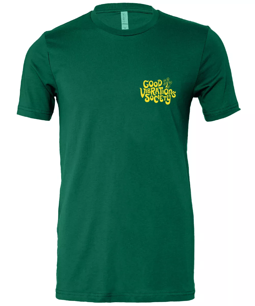 Good Vibrations Society Festival GVS Edition two Ladies T-shirt - Green 1