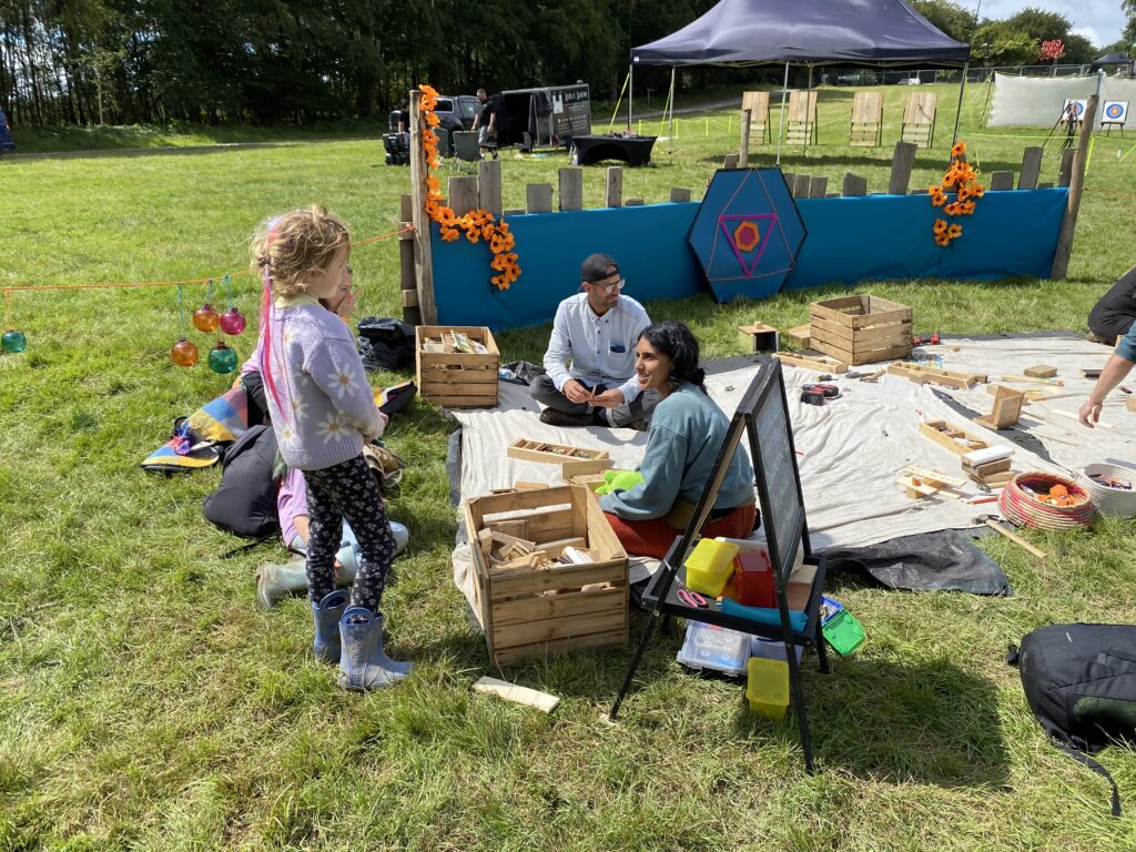 Good Vibrations Society Festival Seed of Play - Woodcraft Activity Seed of Play 4
