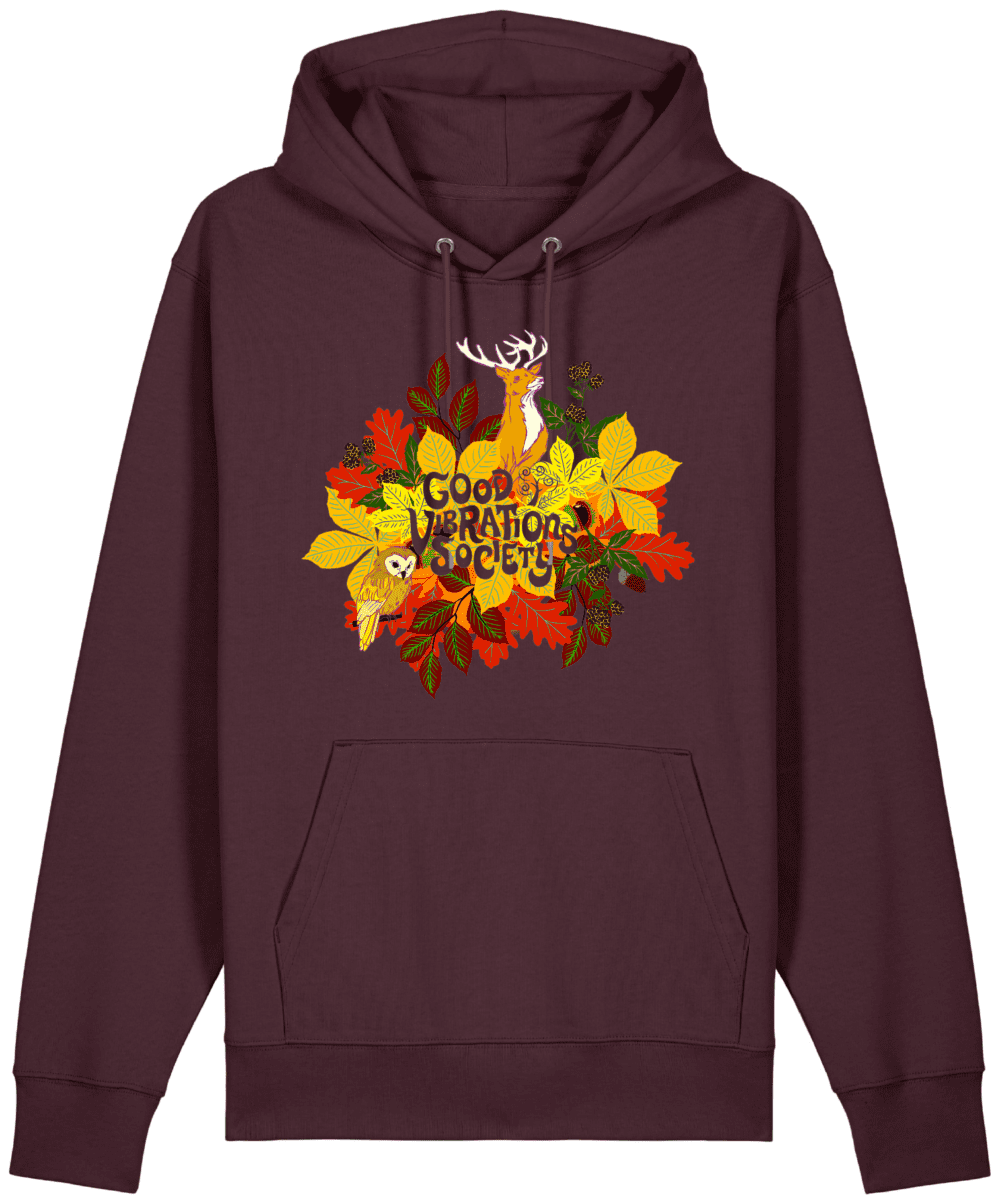 Good Vibrations Society Festival GVS Autumn 24 Hoodie - Red Brown [Limited Edition] 1