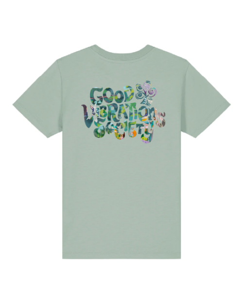 Good Vibrations Society Festival GVS Summer24' Organic Kids T-Shirt [LOGO DESIGN] 14