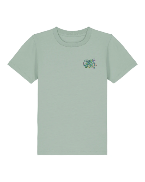 Good Vibrations Society Festival GVS Summer24' Organic Kids T-Shirt [LOGO DESIGN] 15